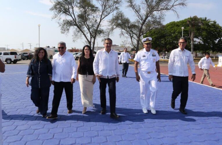 Reconoce Américo Villarreal respaldo de la Secretaría de Marina para la paz y el desarrollo de Tamaulipas