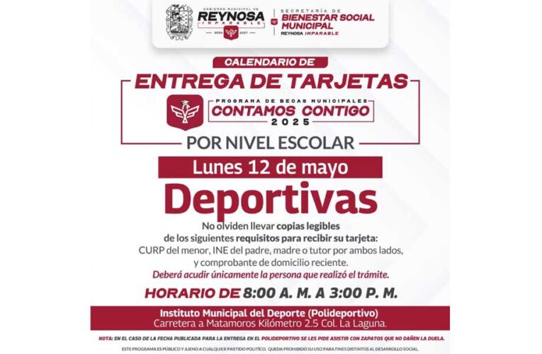 Entregará Carlos Peña Ortiz Becas Deportivas para el éxito