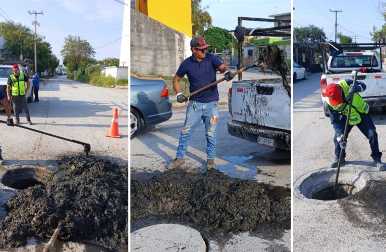 Exhorta COMAPA a no arrojar basura a la red sanitaria