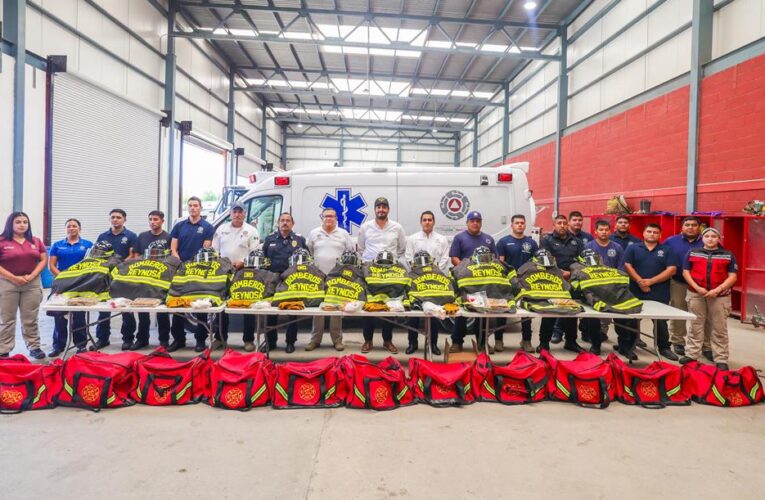 Fortalece Carlos Peña Ortiz labor de Protección Civil de Reynosa