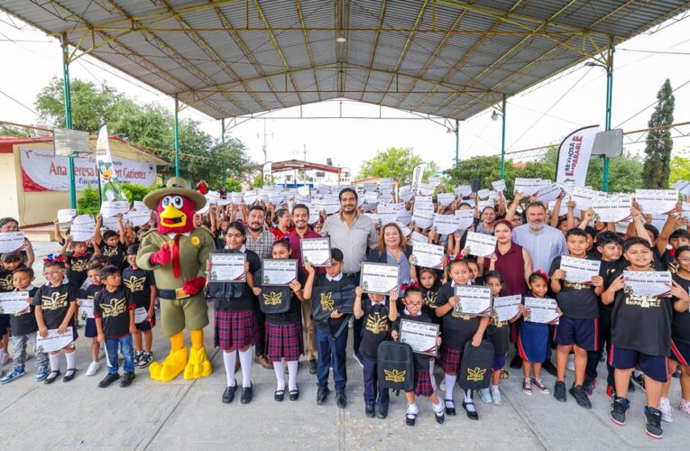 Instauró Carlos Peña Ortiz programa Rescatando Reynosa en escuela primaria