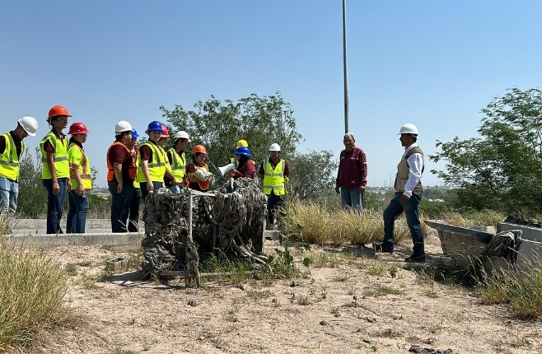 Recibió COMAPA a estudiantes de la UAT-UAMRA en la PTAR No.2