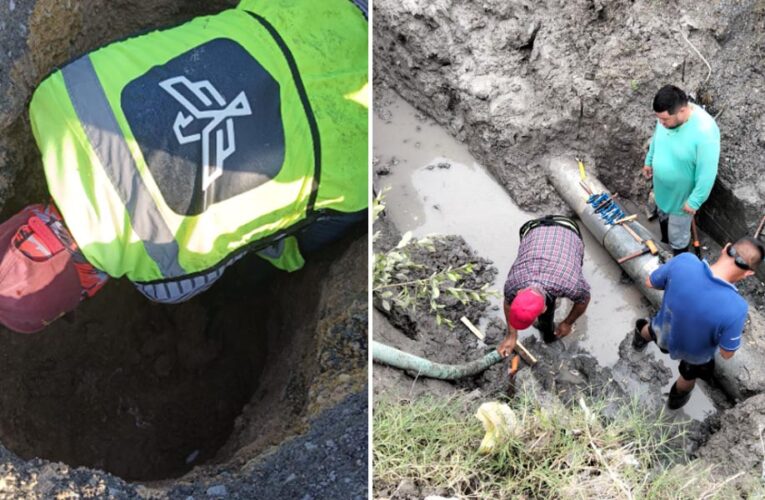 Reparó COMAPA Reynosa fugas de agua potable en diversos sectores de la ciudad
