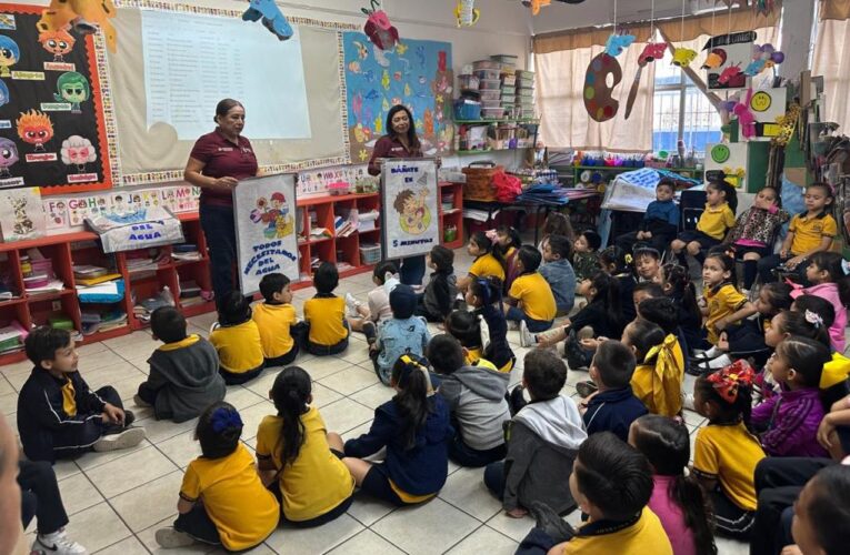 Promueve COMAPA uso responsable del agua en escuelas de Reynosa