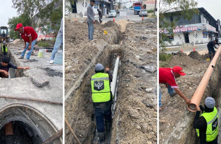 Rehabilita COMAPA drenaje sanitario en la colonia Rodríguez