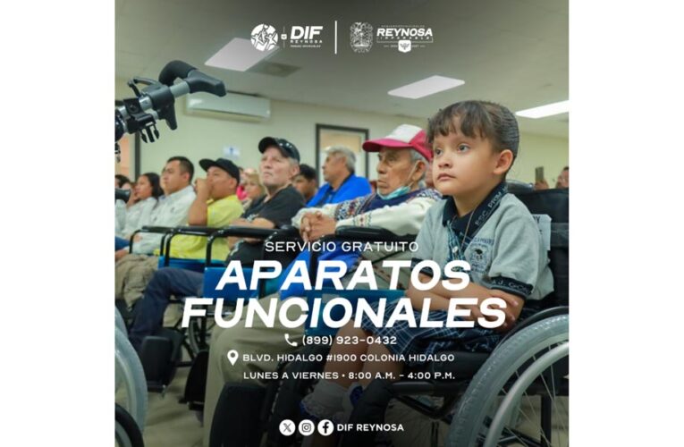 Entrega DIF-Reynosa aparatos funcionales durante todo el año