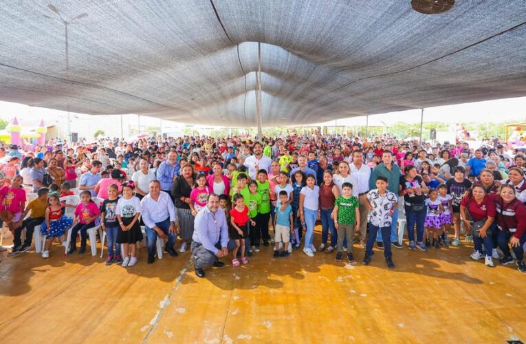 Festejó el Alcalde Carlos Peña Ortiz a más de 2 Mil menores en el Día del Niño