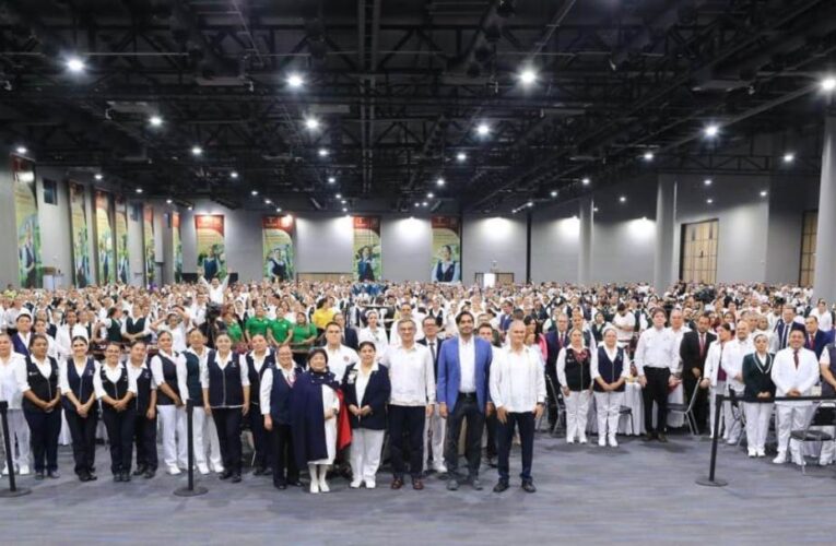 Celebra Américo Villarreal a cerca de 3 mil profesionales de la enfermería en Tamaulipas