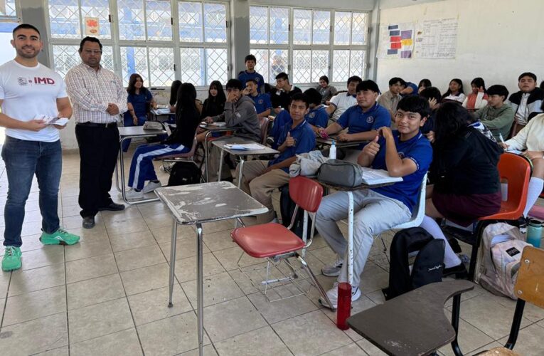 Lleva Gobierno de Reynosa plática motivacional del deporte a escuelas
