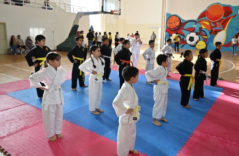 Forma parte del equipo de Karate del Polideportivo Reynosa