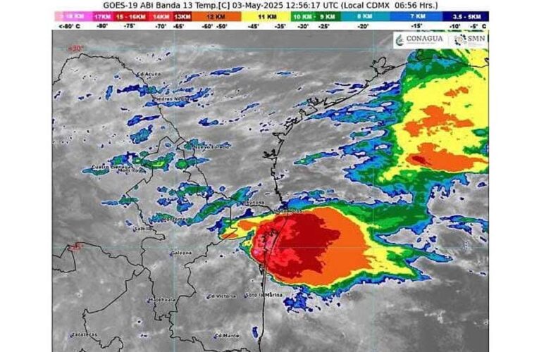 Advierte PCyB de Reynosa por llegada de lluvias intensas