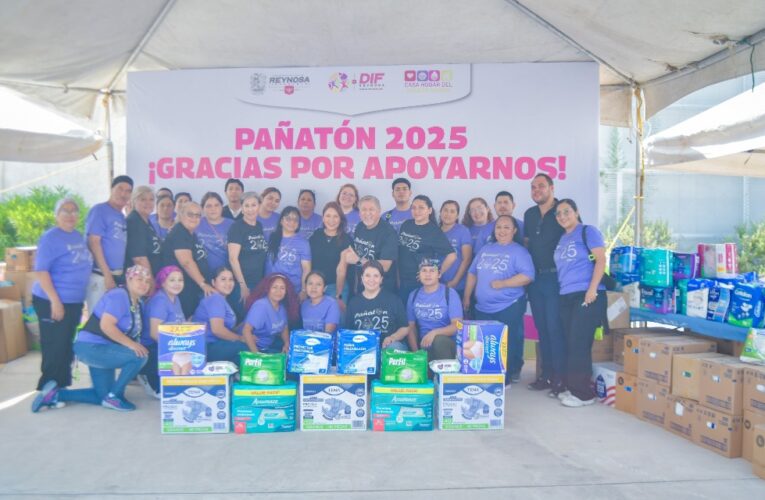 Realizó DIF Reynosa exitoso Pañatón 2025 en beneficio de abuelitos de Casa Hogar