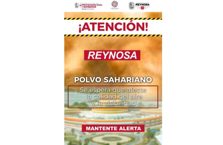 Advierte Protección Civil por paso de «Calima» el polvo del Sahara
