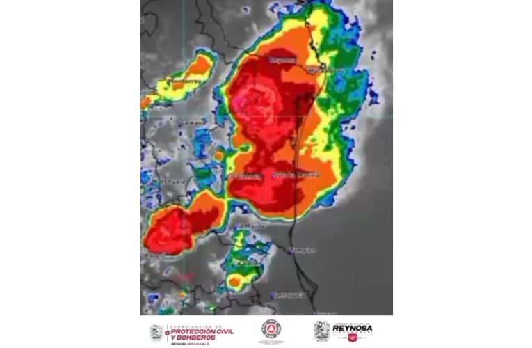 Advierte PCyB de Reynosa lluvias aisladas y vientos fuertes