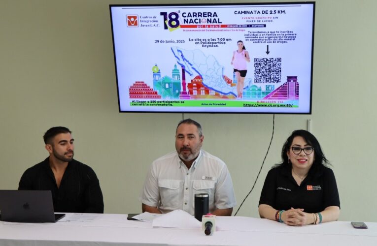 Apoya Gobierno de Reynosa la 18ª Carrera Nacional por la Salud