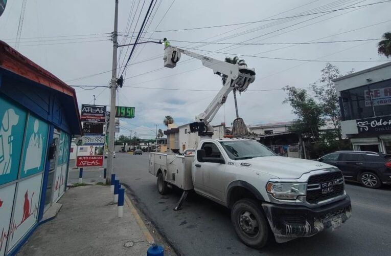 Imparable mejoramiento del alumbrado Público en Reynosa