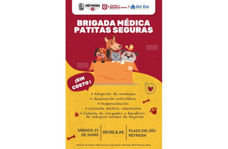 Asiste a la Brigada Patitas Seguras en Del Río plaza comercial