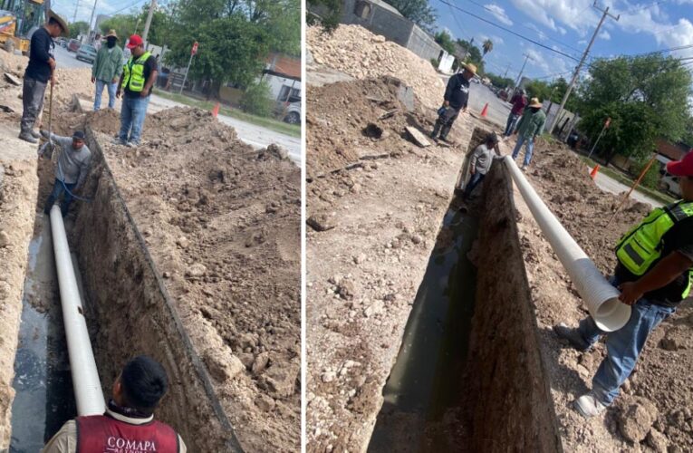 Rehabilita COMAPA drenaje sanitario en la colonia Valle Verde
