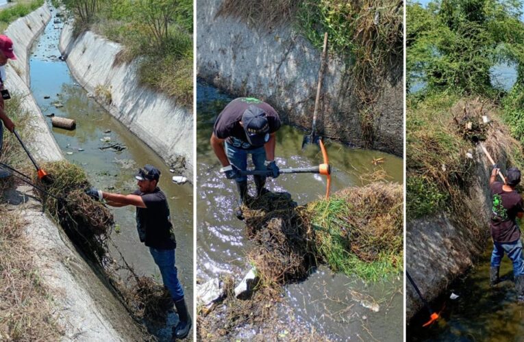 Refuerza Gobierno Municipal y COMAPA trabajos de limpieza en calicheras de la ciudad