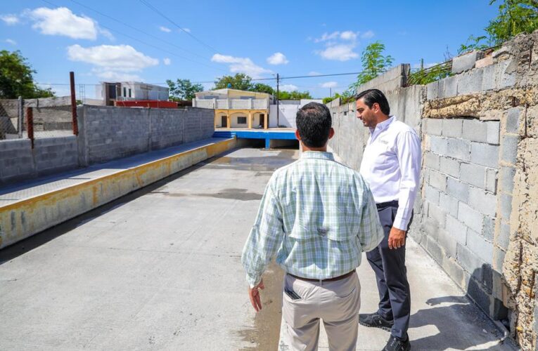Drenes de Reynosa listos para la lluvia: Alcalde Carlos Peña Ortiz