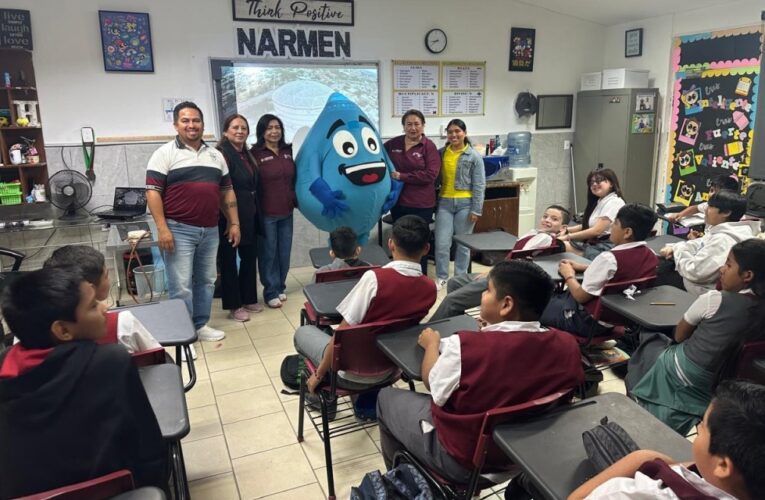 Promueve COMAPA Reynosa el cuidado del agua en escuelas de la ciudad