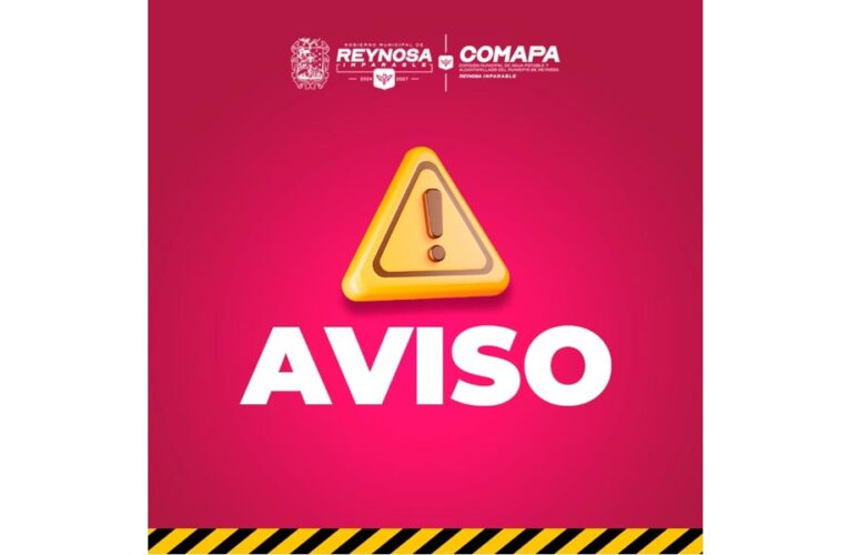 Realizará COMAPA trabajos de mantenimiento en Estación Anzaldúas