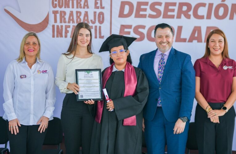 Reafirma DIF-Reynosa su lucha contra el trabajo infantil y celebra logros educativos de niñas, niños y adolescentes