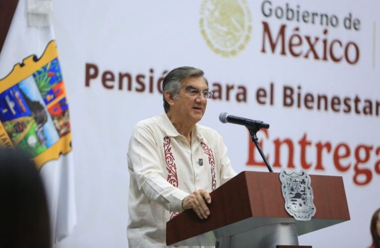 Encabeza Américo entrega de tarjetas de Pensión para el Bienestar a Personas con Discapacidad