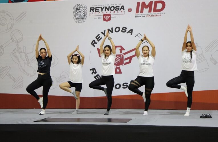 Inicia con éxito Reynosa Fit con Master Class de Yoga