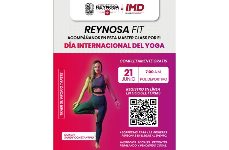 Invita Gobierno Municipal a la Master Class Reynosa Fit