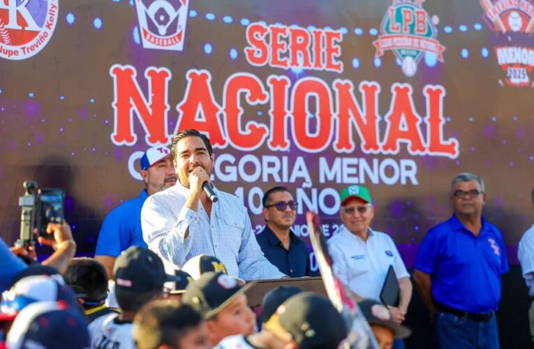 Inauguró el Alcalde Carlos Peña Ortiz Torneo Nacional de Beisbol Infantil en Reynosa