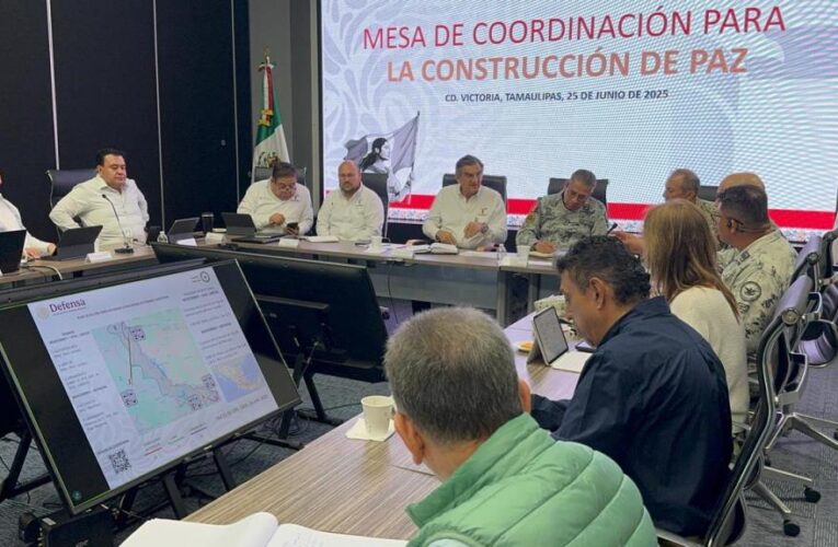 Revisan Plan de Acción para reforzar seguridad en carreteras fronterizas de Tamaulipas