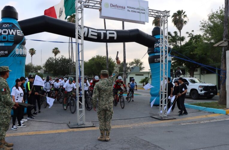 Apoyó Gobierno de Reynosa en Rodada Ciclista SEDENA 2025