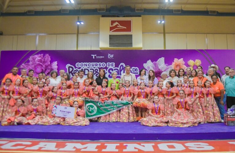 Obtiene Reynosa Primer Lugar en el Concurso Estatal de Rondas y Salto de Cuerda “La Tradición Nos Une”