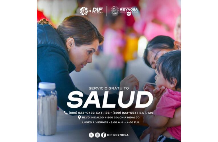Ofrece DIF-Reynosa atención médica gratuita y de calidad para las familias