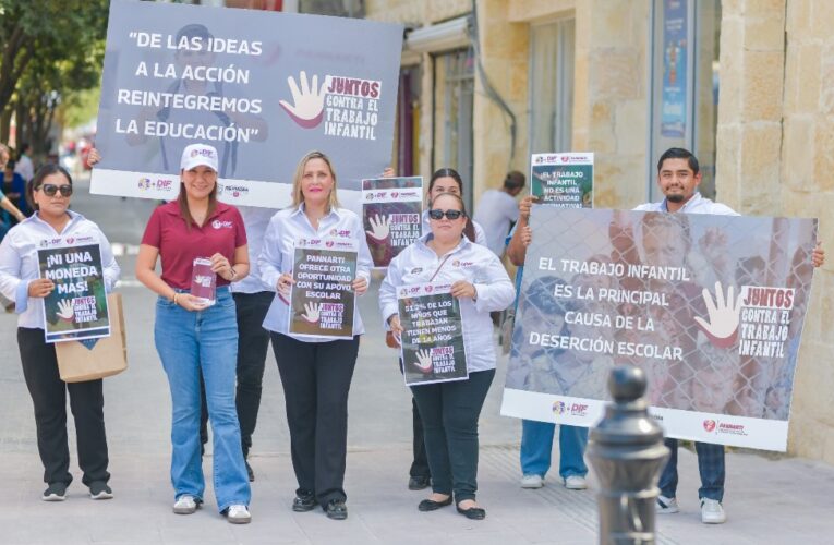 Sensibiliza DIF-Reynosa a la comunidad sobre la importancia de una niñez libre de trabajo