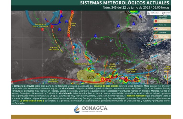 Pronóstico de lluvias moderadas a intensas indica Protección Civil de Reynosa