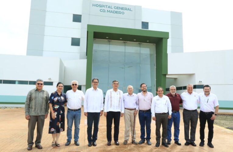 Supervisa Américo Villarreal avances del nuevo Hospital General de Ciudad Madero