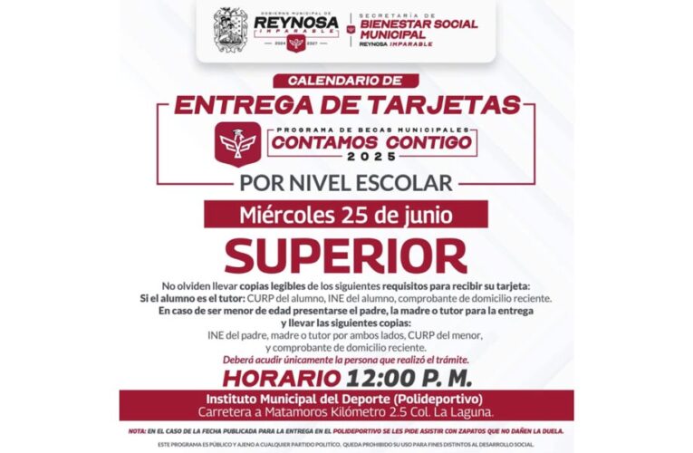 Entregará Carlos Peña Ortiz Tarjetas de Becas Municipales a universitarios