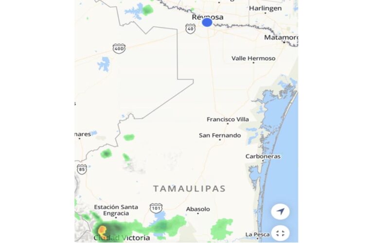 Vigila Gobierno Municipal pronóstico del tiempo ante posibles lluvias en Reynosa