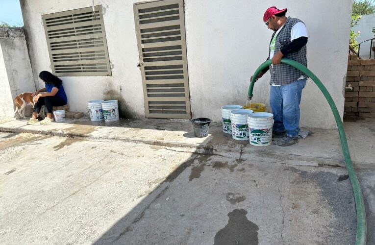 Abastece Gobierno de Reynosa con agua potable a colonias