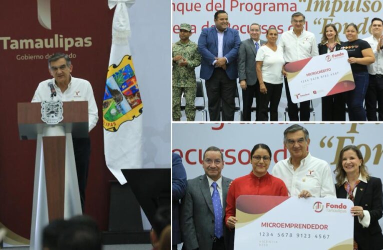 “El desarrollo debe llegar a todas partes”: Américo Villarreal entrega apoyos a emprendedores por más de 33 MDP