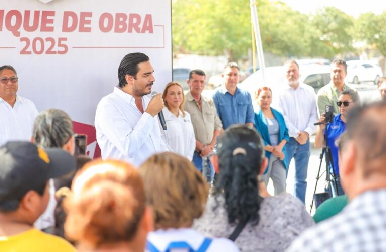 Beneficiará a más de 4 Mil familias pavimentación hidráulica en la Ernesto Zedillo