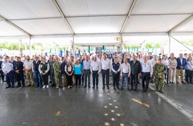 Dan bienvenida a Héroes Paisanos, Alcalde Carlos Peña Ortiz, autoridades estatales y federales