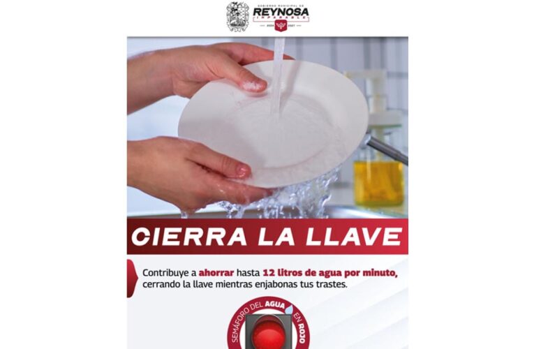Cierra la llave