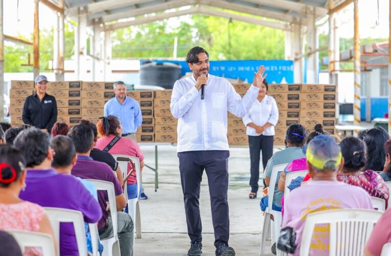 Programa emergente del Municipio aplicado en colonia Las Delicias