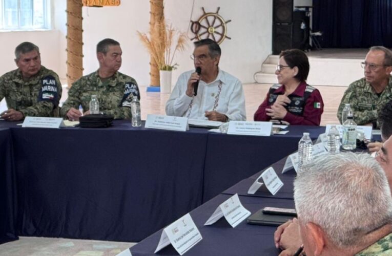 Reconoce la coordinadora nacional de PC el trabajo de prevención encabezado por gobernador en Tamaulipas