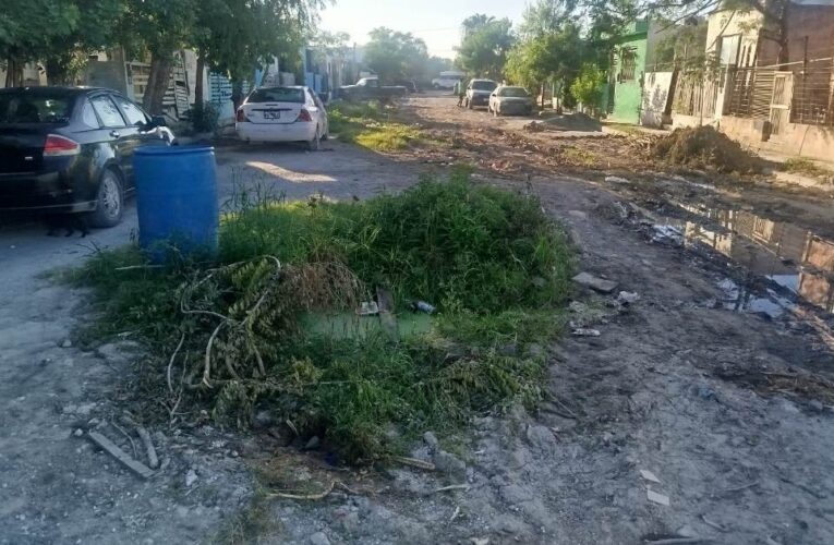 Desarrolla Gobierno de Reynosa labores de saneamiento en Villas de Diamante