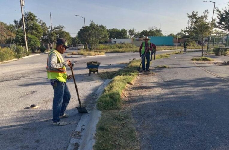 Acciones de limpieza y mantenimiento en Reynosa