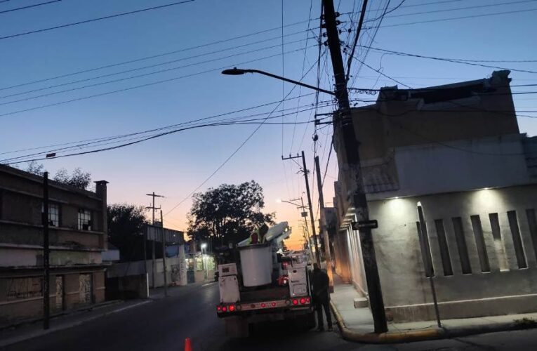 Goberno Municipal mejora a diario el alumbrado público en Reynosa